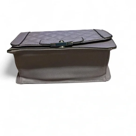 JustFab Quilted Light Purple Crossbody Bag - Picture 5 of 6